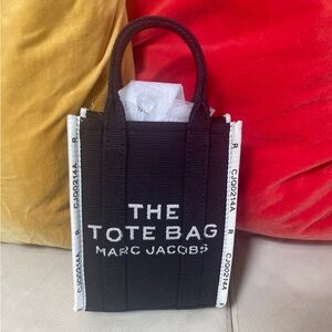Marc Jacobs Black and White Mini Tote Bag brand new